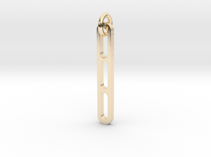 Classy Elegant Pendant (3cm) 3d printed