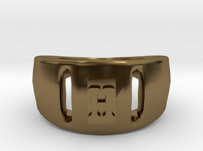 H Ring 3d printed