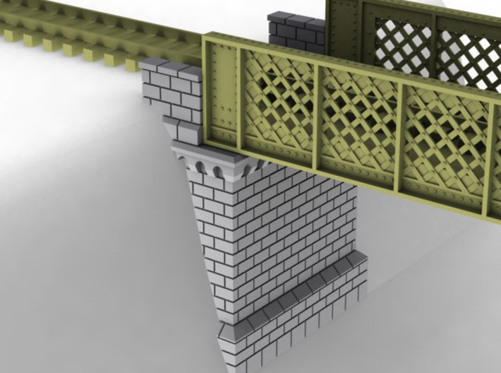 NV6M13 Modular metallic viaduct 3 3d printed 