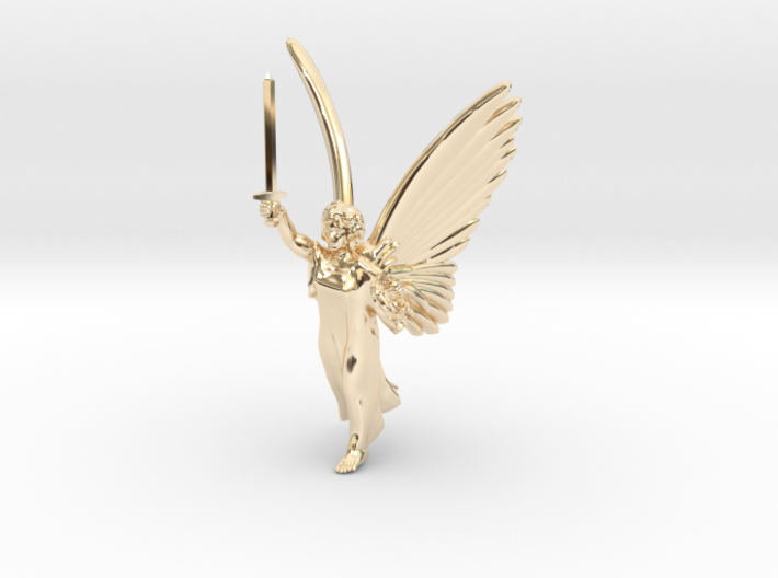 32mm Angel with sword 3d printed