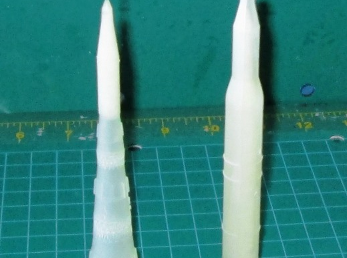 1/700 NASA Saturn 5 Rocket 3d printed 