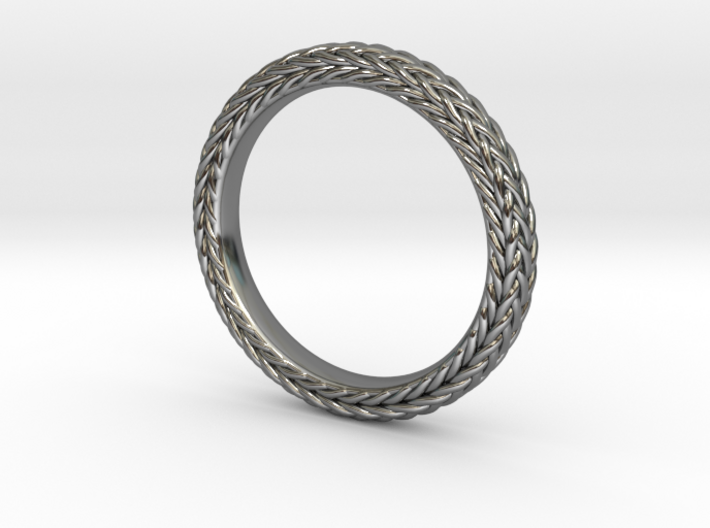 Etruscan Chain Ring 3d printed