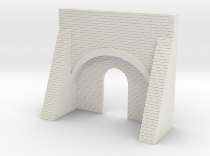 N Gauge Brick Kiln Front 3d printed