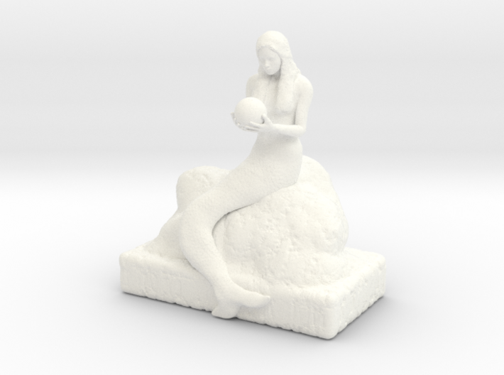 Mermaid figurine 3d printed