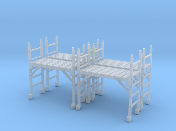 Scaffold 01. HO Scale (1:87) 3d printed