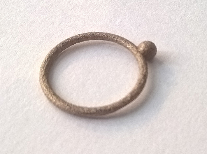 Pearl ring UNIK - size 54 3d printed 