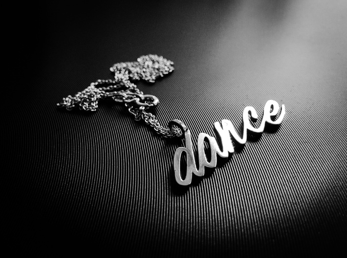 Dance Pendant-DANCE 3d printed