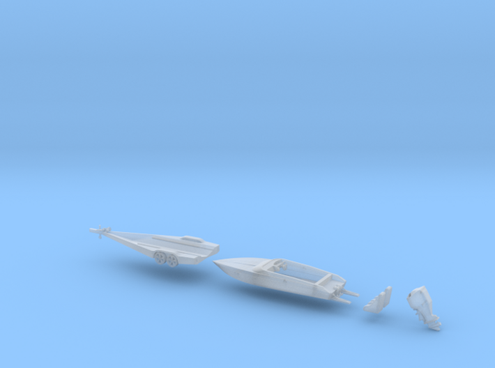 Force Boat And Trailer F21 HO 87 3d printed