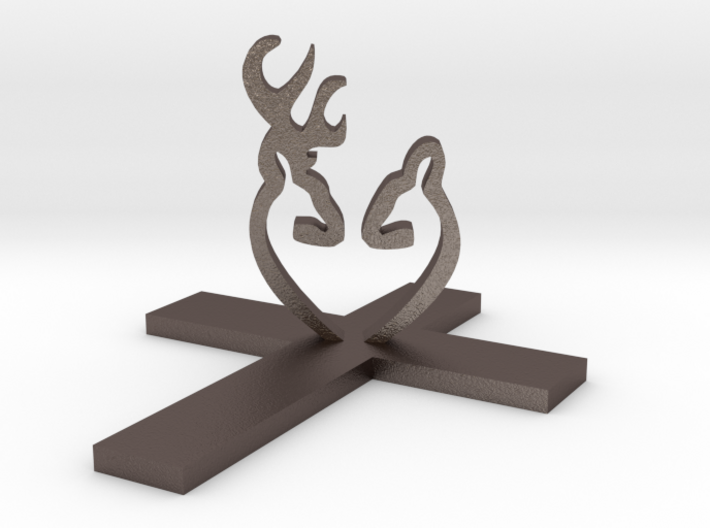 Cross&amp;Deer Small 3d printed