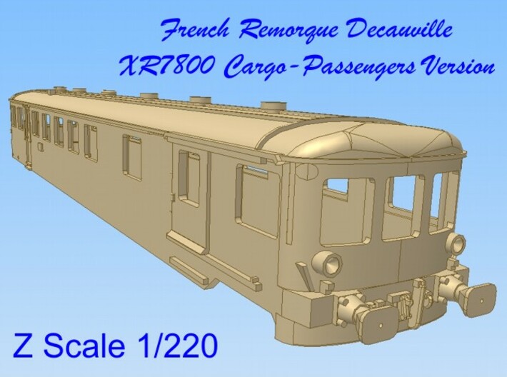 1-220 Remorque XR7800 Decauville 3d printed