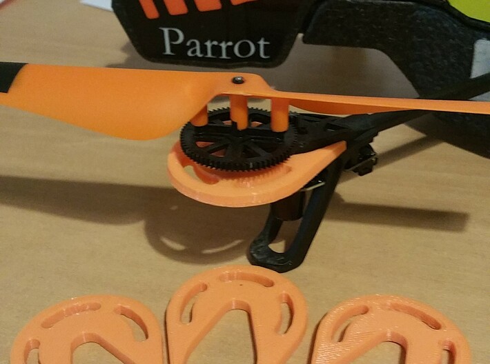 AR.DRone Gear And Shaft Protection - Final 3d printed 