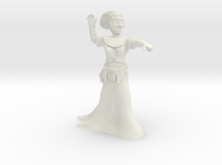 35mm Cleopatra Zombie Witch 3d printed