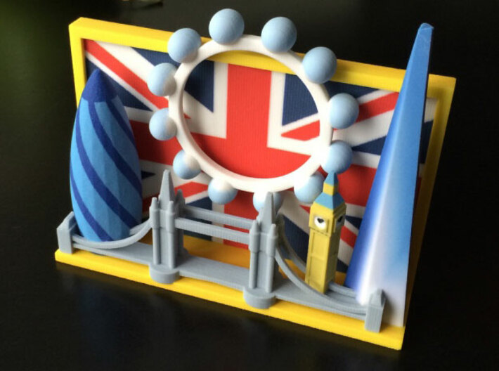 London Picture 3d printed 