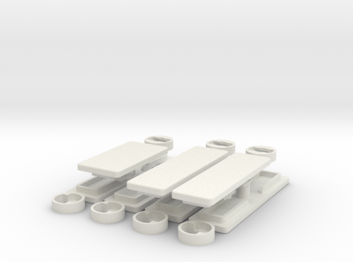 IIgs Port Covers - Complete Set 3d printed