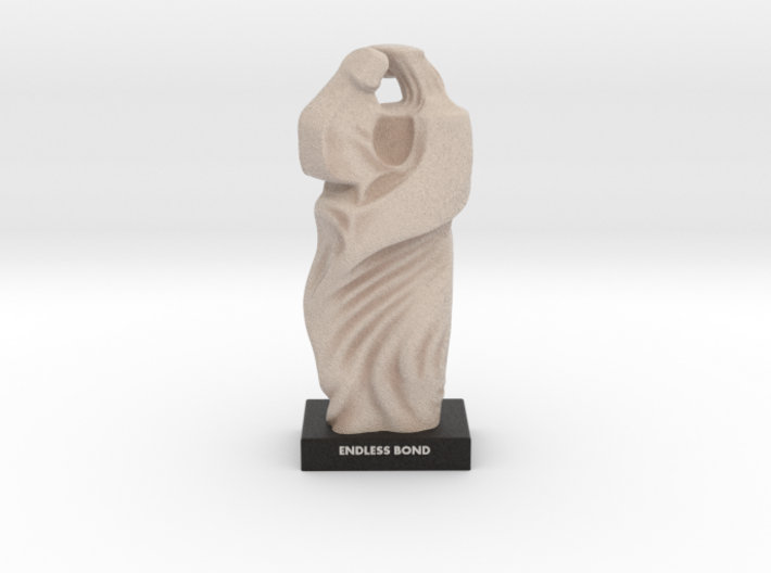 Mother Child Sculpture 3d printed