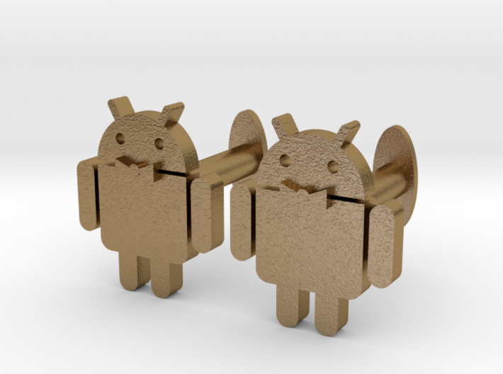 Android Cufflinks 2x 3d printed