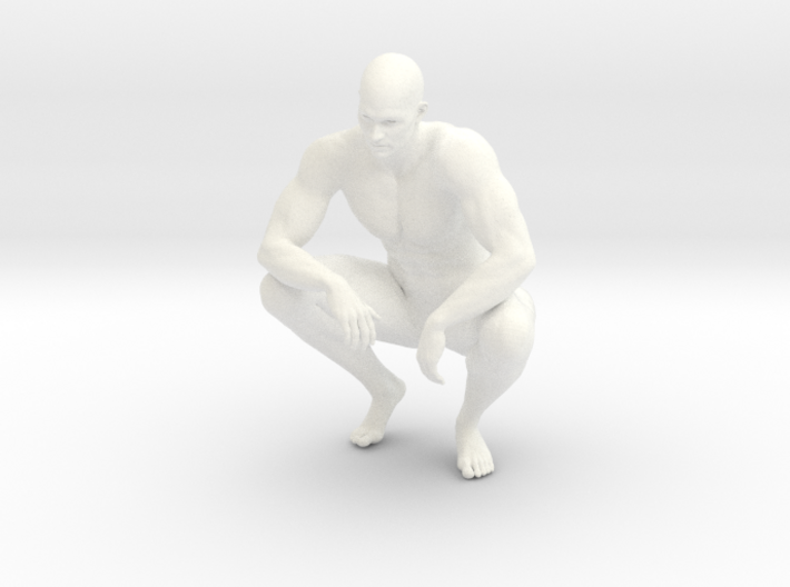 2016010-Strong man scale 1/10 3d printed 