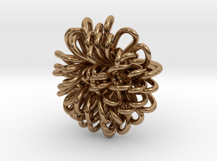 Ring 'Wiener Blume', Size 5 (Ø 15.6 mm) 3d printed