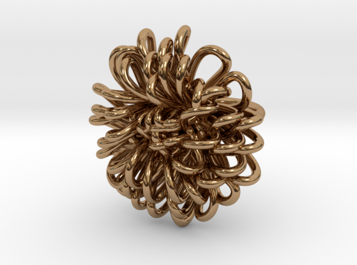 Ring 'Wiener Blume', Size 3.5 (Ø 14.4 mm) 3d printed