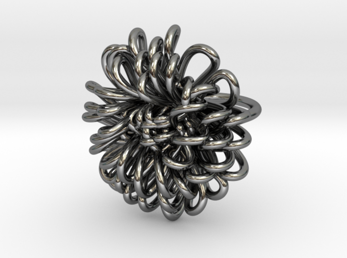 Ring 'Wiener Blume', Size 6 (Ø 16.45 mm) 3d printed