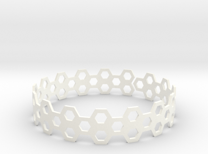BeeHive Bracelet 3d printed