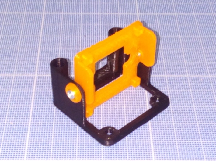 Camera holder baseplate for ZMR250 3d printed 
