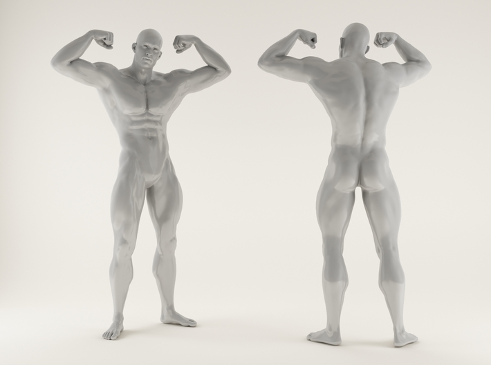 2016017-Strong man scale 1/10 3d printed