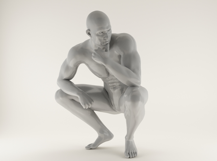 2016011-Strong man scale 1/10 3d printed