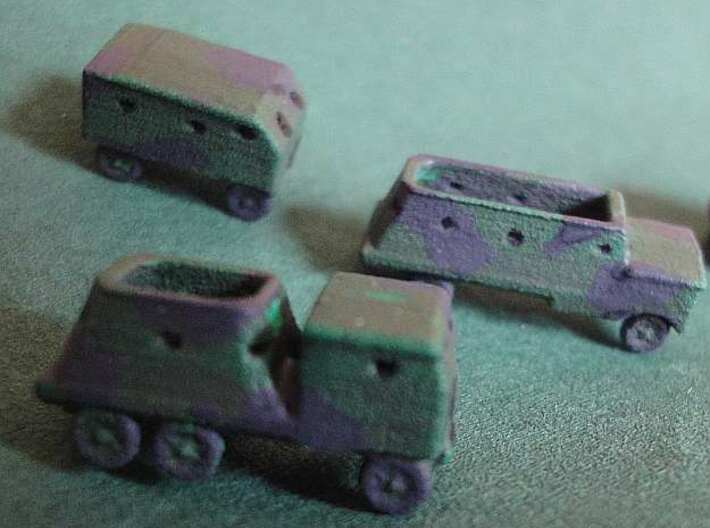 1/300 Bison Concrete-Armoured Truck x 5 3d printed 