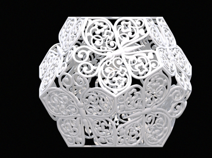 Buttefly Dodecahedron 03 3d printed