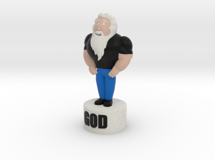 FB God Statue 3d printed 