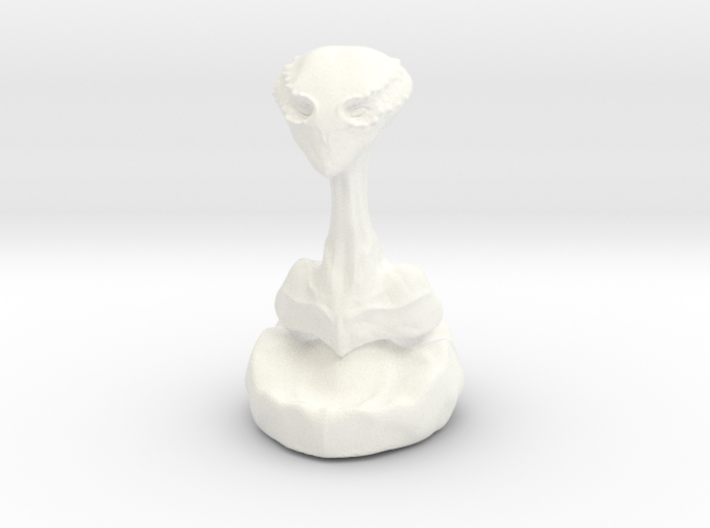 Alien Bust With Base 3d printed