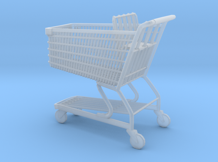 Shopping cart 01. 1:24 3d printed