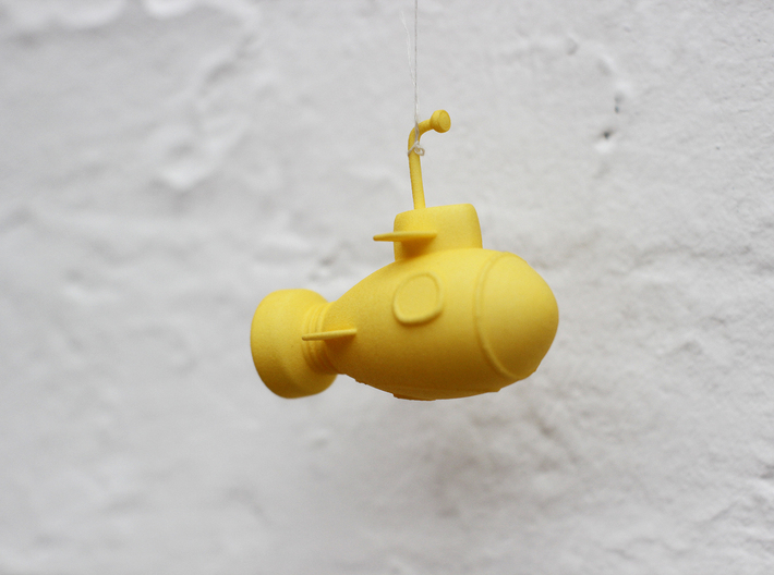 Yellow Submarine 3d printed 