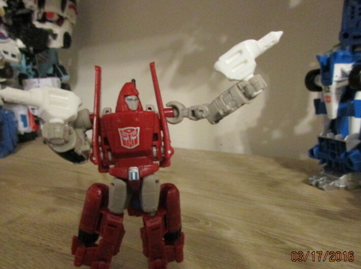 Superion Backpack Connectors 3d printed Robot Mode, and ready to fight