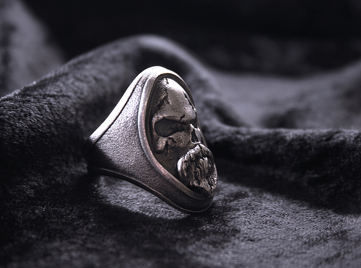Ring Old Beard // Size US 10 3/4 3d printed 