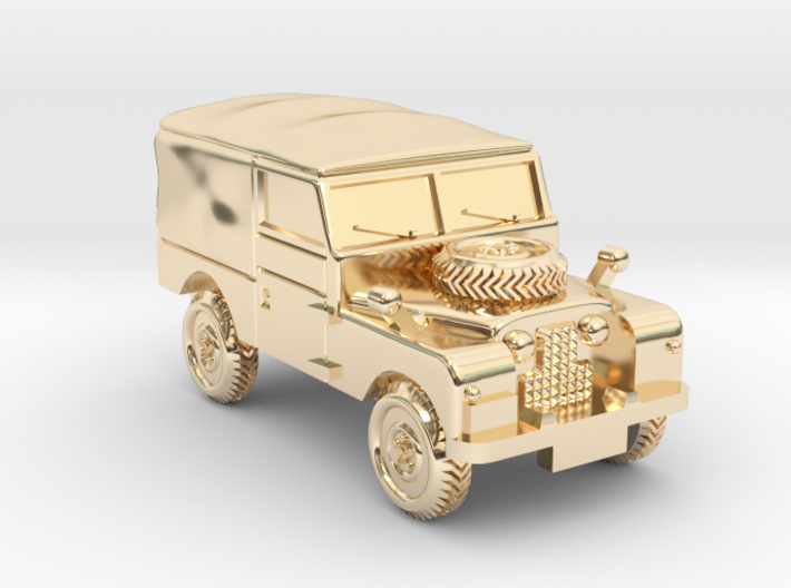 TT Gauge - Four By Four Landrover 3d printed