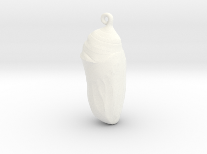 Monarch Butterfly Chrysalis - 3 inch (75mm) 3d printed