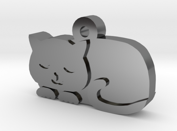 Cat Charm 3d printed