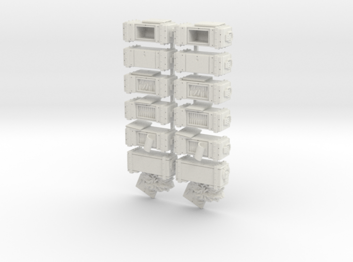 35mm - Ammo Boxes 3d printed
