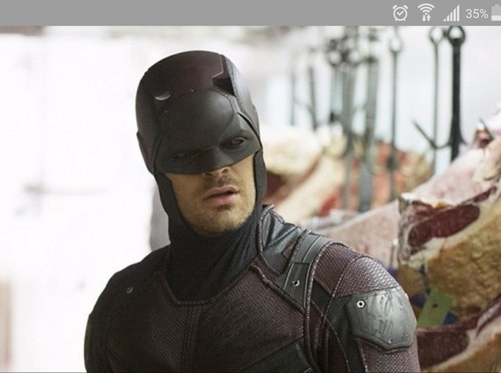 Daredevil: Netflix Season 1 cowl/helmet 3d printed