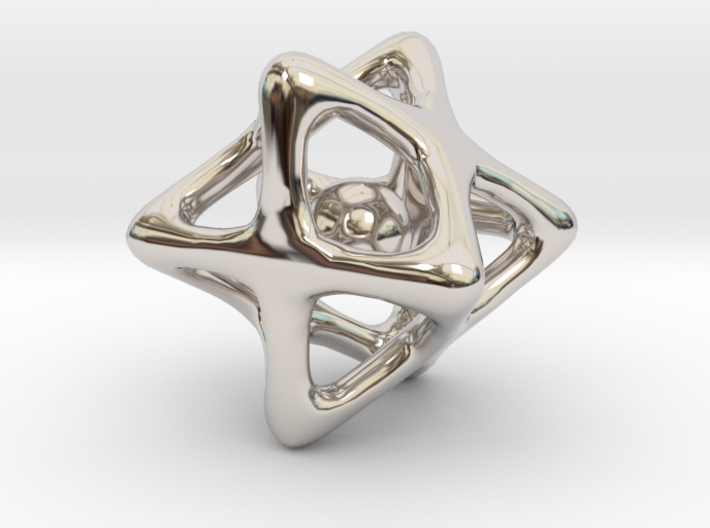 PyraStar pendant with Captive Ball 3d printed