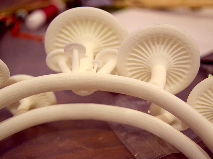 Baby Oyster Mushrooms Headband 3d printed 