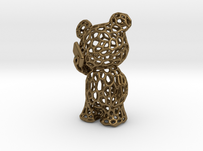 Phoneholic Bear - Pendant 3d printed