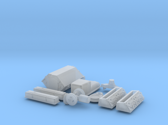 1/32 Small Block Chevy Basic Engine Kit 3d printed