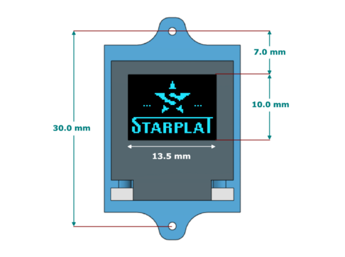 Starplat - Mounting Plate 3d printed