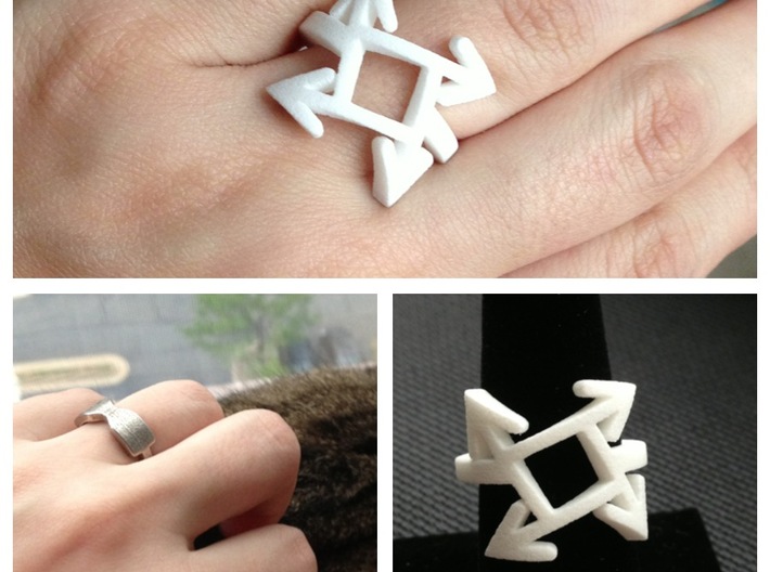 Which direction? Ring 3d printed