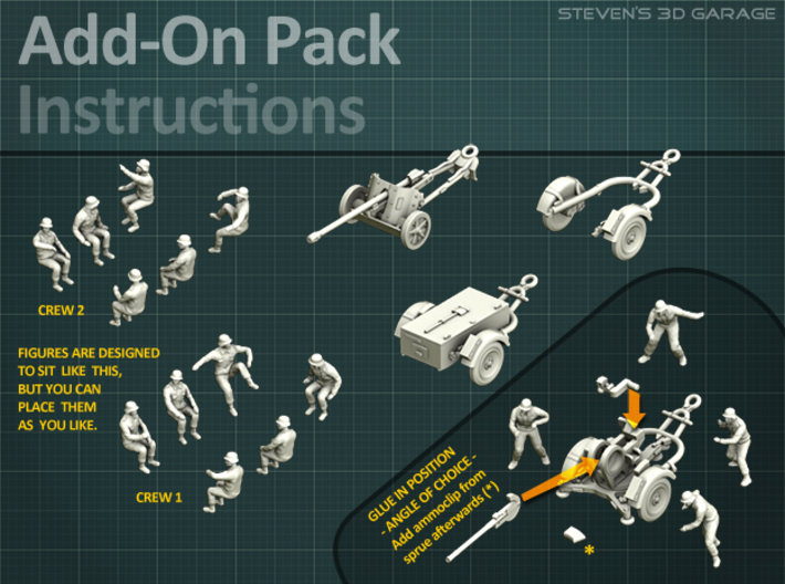 Trailers & Crew : Add-on (4 pack) 3d printed 