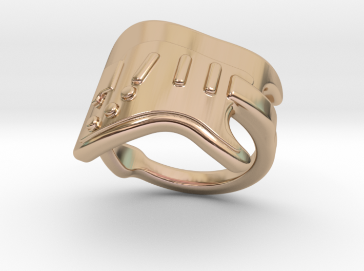 Electric Guitar Ring 18 - Italian Size 18 3d printed