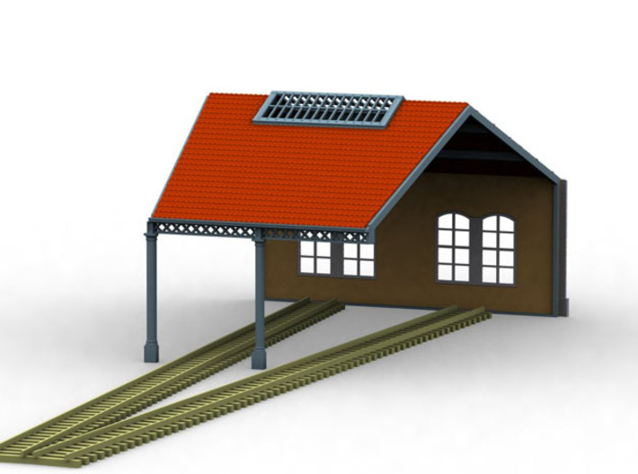 NRot10 - Railway roundhouse 3d printed 